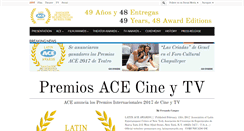 Desktop Screenshot of premiosace.org