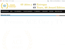 Tablet Screenshot of premiosace.org